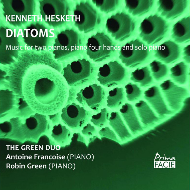 The Green Duo album cover, featuring works by Kenneth Hesketh